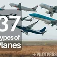Commercial airliners parked at an airport gate