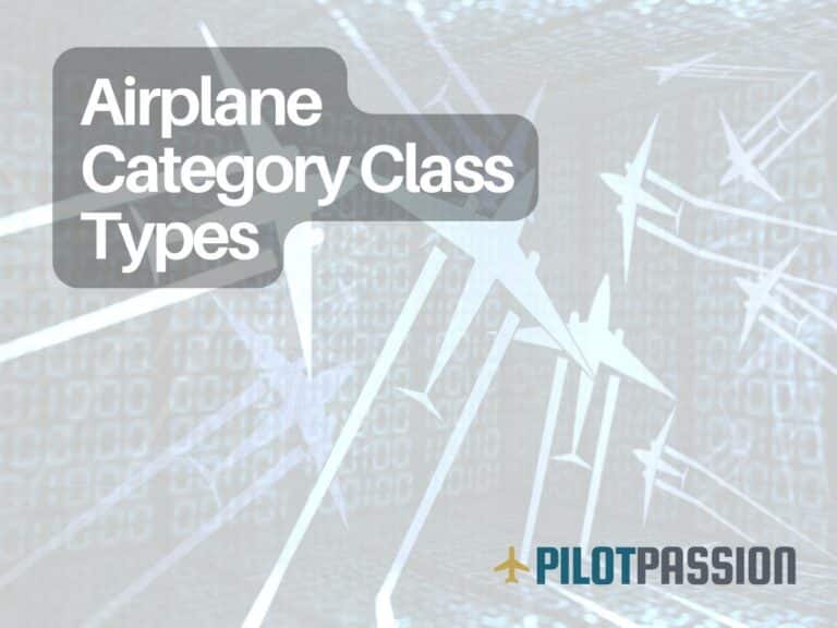 Airplane Category Class Types